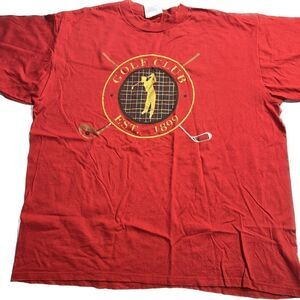 Vintage Crable Sportswear Label‎ - GOLF CLUB Est. 1899 Men’s 2XL Single Stitch